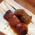 焼鳥どん 荻窪店 - 濃厚トロレバーとつくね