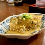 どぜう・四季料理 やぶや - ふぐ皮ポン酢（¥640税込）
      口の中に広がる透きとおった旨みはまさに至福(*´ω`*)