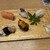 金沢 東山 鮨処 たかしま - 料理写真:左からカジキ、ひらめ、ガス海老、みる貝、雲丹