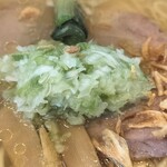 ラー麺専門店 こしがや - みじん切りのネギ