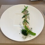 アル・ケッチァーノ  石巻  - 鯛と野菜の前菜