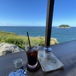 古民家喫茶＆レンタルスペース 岡見 - 大好きなフレンチローストの深煎りアイスコーヒー@６５０円