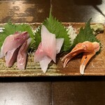 一気 - 3種刺身もり込み