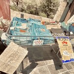 ブラックプール ハンバーガー カフェ - 古着屋さんとのコラボの様子