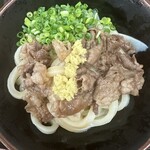 手打うどん 三徳 - 肉ぶっかけ小