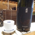 本格板前居酒屋 お魚総本家 - [長野]真澄 漆黒KURO 純米吟醸90ml480円