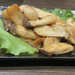 酒場 零 - エリンギとホタテのバター炒め、うまい^_^