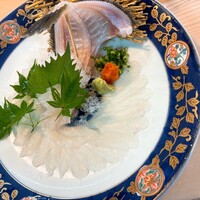 割烹 むら山 - 皮ハギ刺し