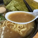 巓 - スープ。味薄くしてもらった。この間、薄め、で失敗したから。
