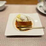 フレンチレストラン I.Hara - 栗のプリンとケーキ