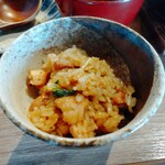 由布まぶし 心 - 地鶏まぶし一杯目