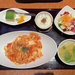 草木万里野 - 料理写真:スパゲッティBセット　マーレトマト