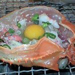 奥州魚屋酒場 浜やき 天海 - 名物！かに味噌甲羅焼き