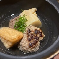 銀座 和牛鉄板焼 USHIGAMI - 和牛つくねオデン仕立て