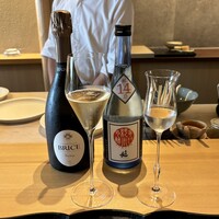 ひがしやま 司 - Champagne Brice Heritage Brut NV ＆ 喜楽長 辛口 純米吟醸（滋賀）