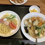 台湾料理 金龍閣 - 冷やし中華+中華飯