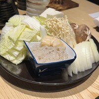 肉 希々 - 野菜盛り