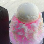 港こおり屋 MUGEN - かき氷をアップにしてみました(^O^)
