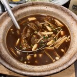 百年亭 - 土鍋のお味噌汁　出来たて！