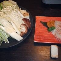 隠れ房 川崎店 - 鯛しゃぶ具材
