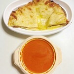 インド料理 リハナ - チーズナンセット