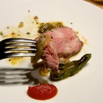 Restaurant Sola - 桃豚、アサリ、ししとう