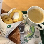 モスバーガー - オニポテ、コーヒー