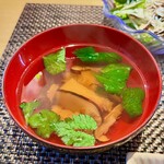 四季いまいゆ ふな彰 - 松茸のお吸い物