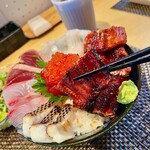 四季いまいゆ ふな彰 - 鰻まぶしいまいゆ丼