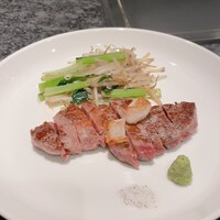 鉄板焼きすき焼きしゃぶしゃぶ いちふじ - Ａランチ サーロインステーキ