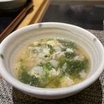 夕庵 - 〆の雑炊　お茶碗三杯いただきましたが完食できずgive up