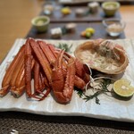 夕庵 - 茹で紅ズワイ蟹