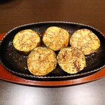 鉄板キッチン 新 - 泉州水なすガーリック焼き750円