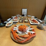 夕庵 - 香住蟹の、お出迎え