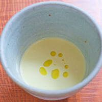 Bistro yen - ランチセット 2800円 のグリーピースのスープ