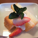 グリーティング - イチゴがついてます。