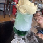 京口屋珈琲館 - ドライアイスでモクモク演出