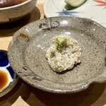 日本橋 蕎ノ字 - 粗挽き蕎麦がき 蕎麦つゆ