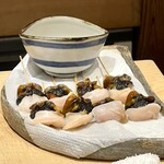 日本橋 蕎ノ字 - さざえ