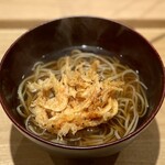 日本橋 蕎ノ字 - 桜えびかき揚げ