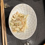 みつき - 出汁の香り、胡麻と大葉のアクセント。素晴らしく美味しかった。