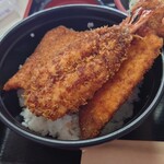 ヨーロッパ軒 - ミックス丼 エビとカツ