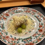 みつき - 甘鯛松笠焼き　周りにかかっているのは栗　甘鯛って本当に美味しいな… さ　す　が…