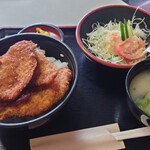 ヨーロッパ軒 - カツ丼セット 1,300円 全景
