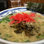 Uri Mbo - ラーメン650えん　高菜と紅ショウガをトッピング