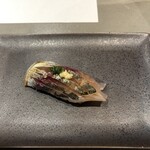 立食い鮨 鮨川 - 真鯵　山口　萩