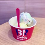 サーティワンアイスクリーム - 料理写真:【2024/9】メロンとポッピングシャワー