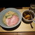 麺庵 いぶし - 料理写真:地鶏の昆布水つけ麺 1200円＋大盛り 200円＋チャーシュー（1枚） 150円