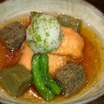 迦陵 - サクラマスと三色生麩の揚げ出し