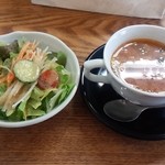 ゆらが - サラダ + スープ